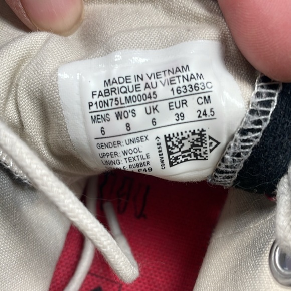 Converse chuck 70s retro sock high top striped sneaker - Picture 6 of 6